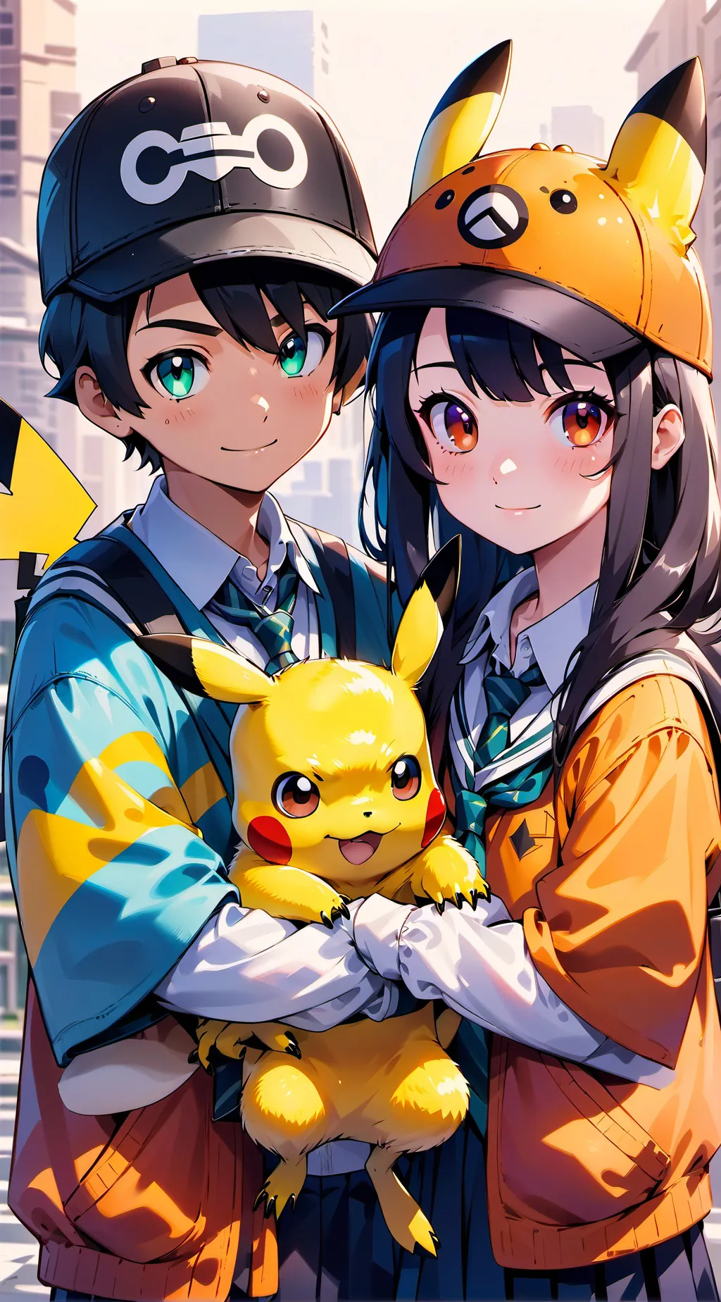 ai character: we love Pokemon background
