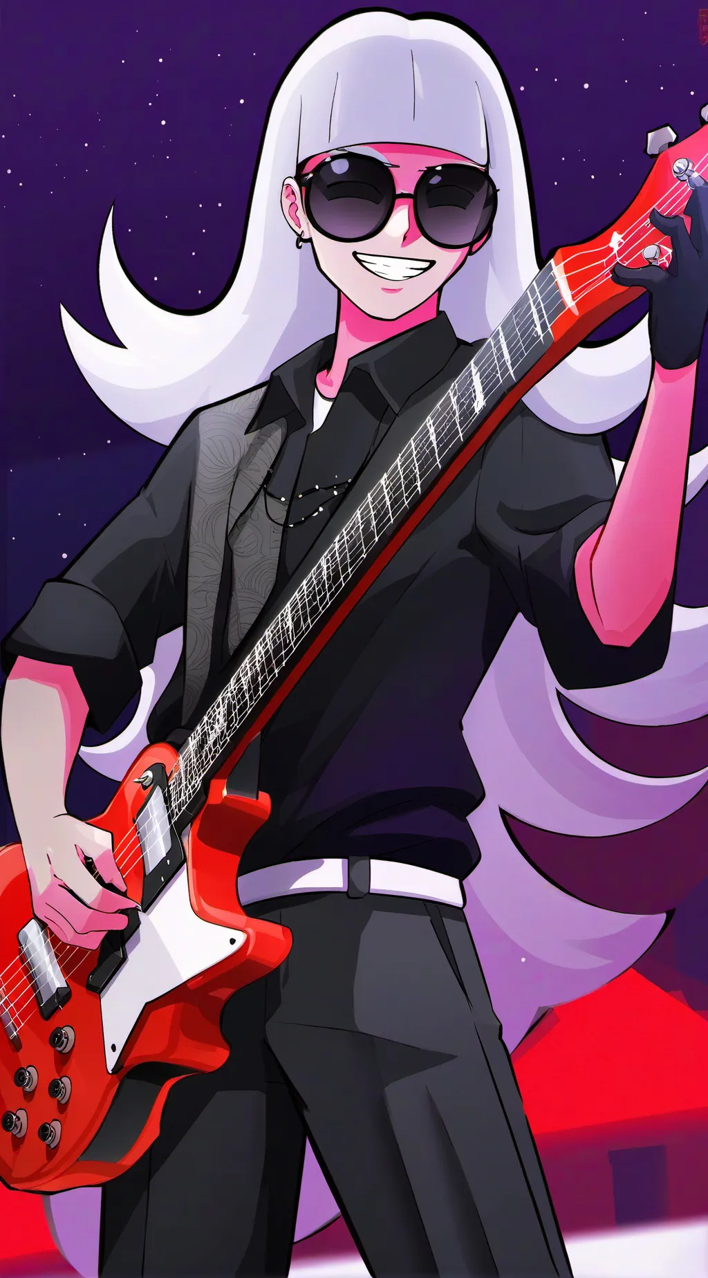 ai character: Rap battle background