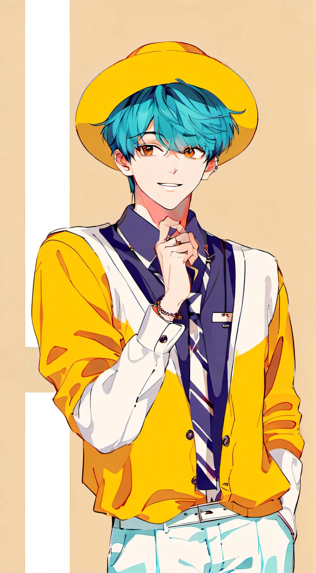 ai character: Baby saja background