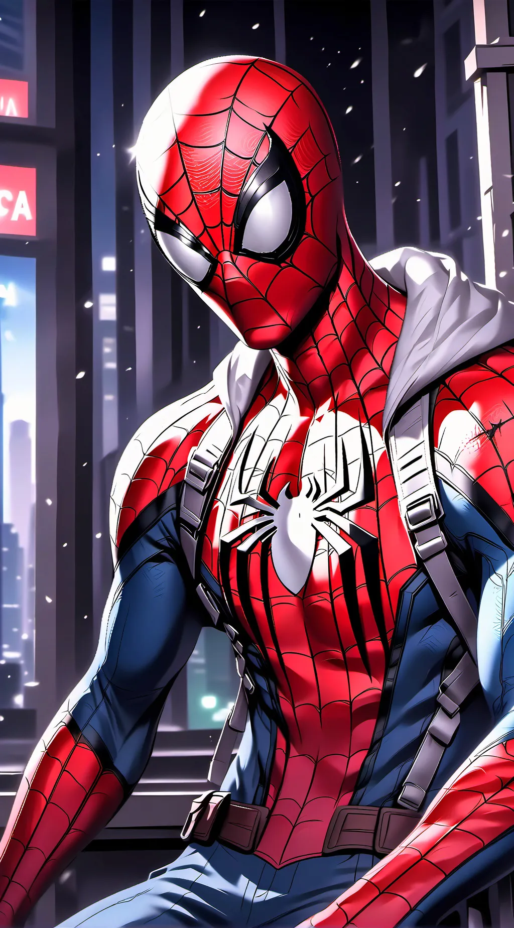ai character: Spider-Man background