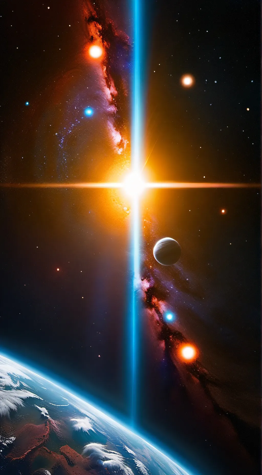 ai character: size comparison. background