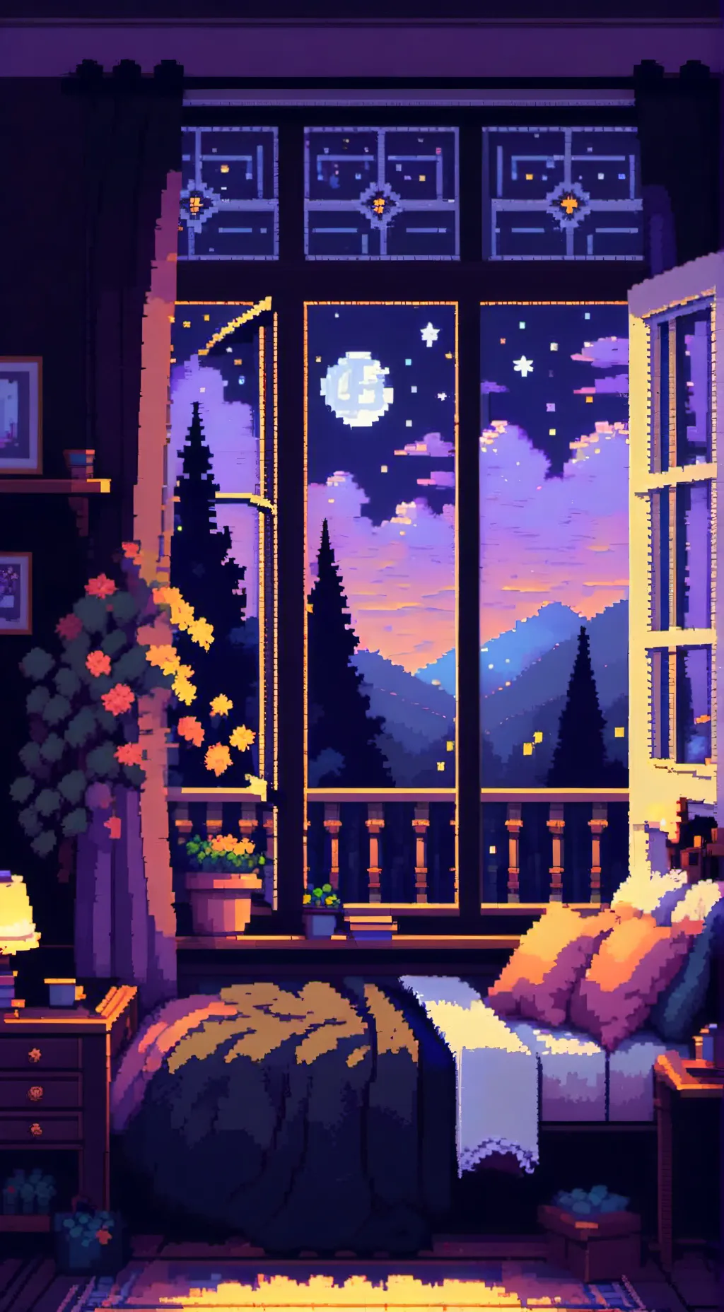 ai character: Your bedroom background