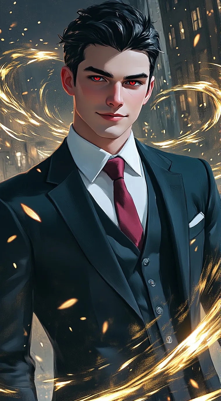 ai character: Alexander Night  background