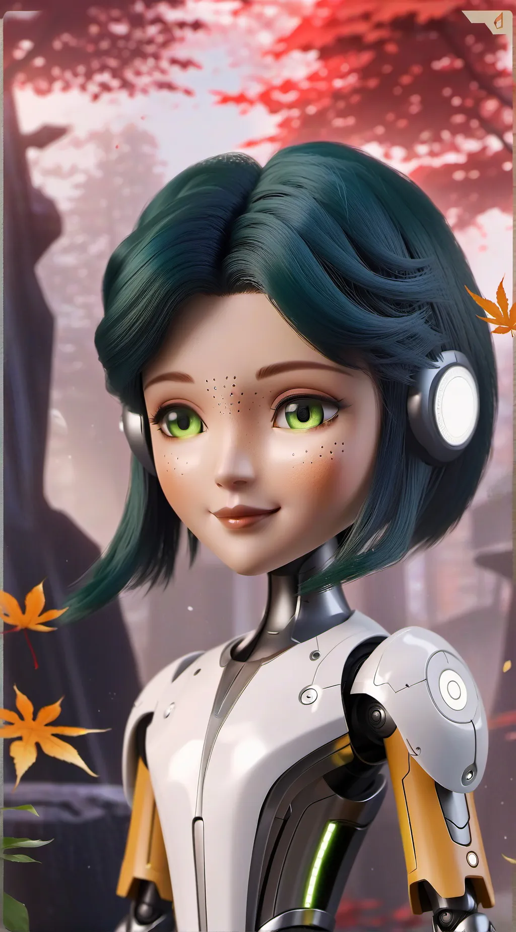 ai character: Verdant background