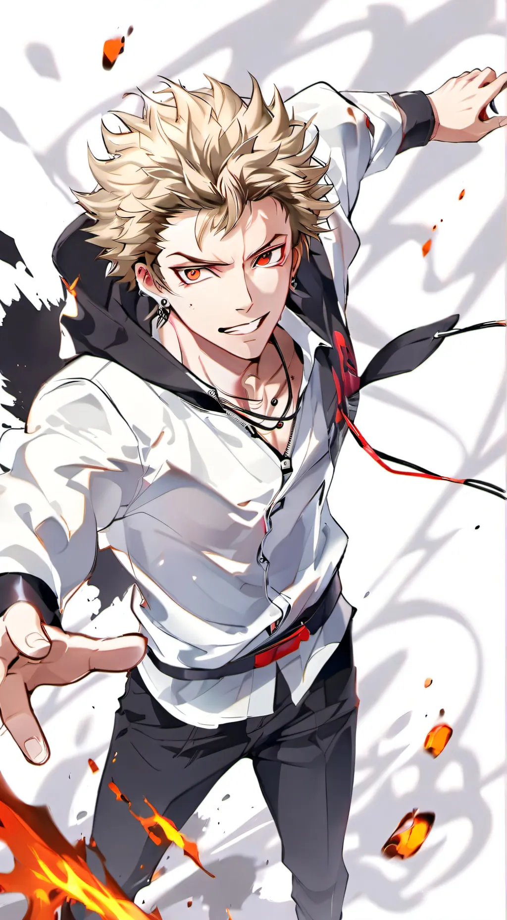 ai character: bakugo-☆ background
