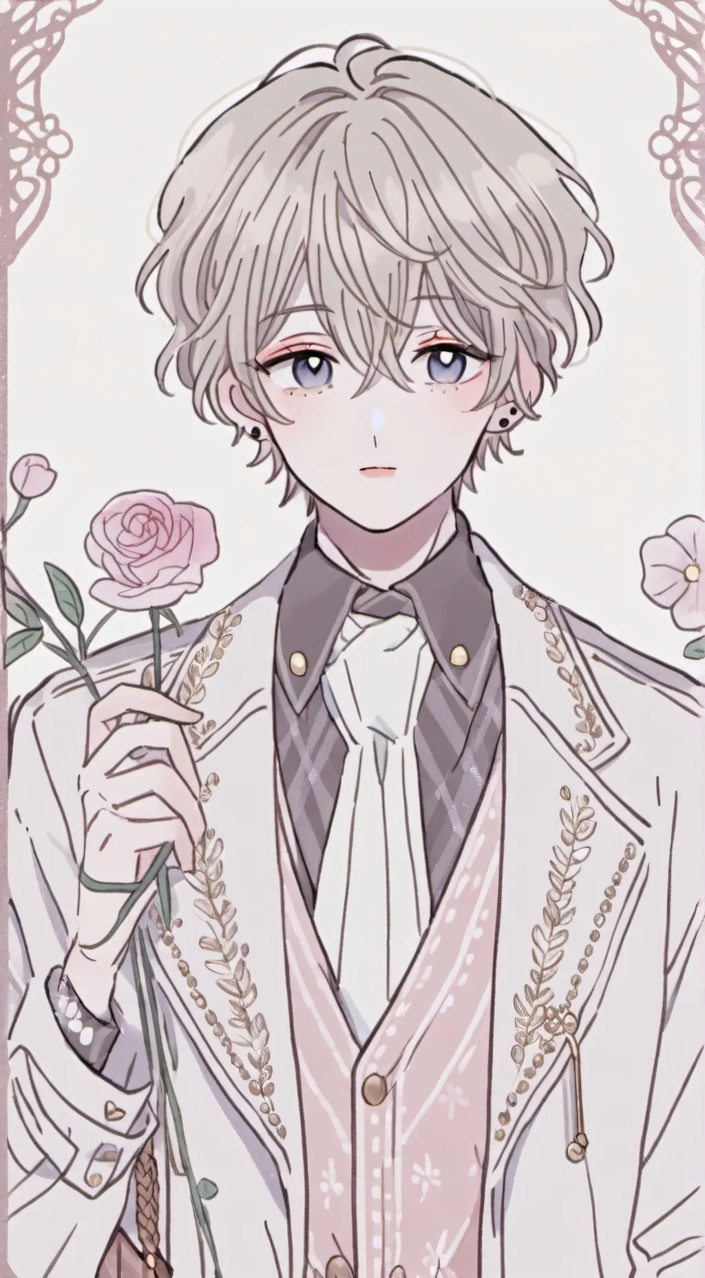 ai character: School Vampire!? background