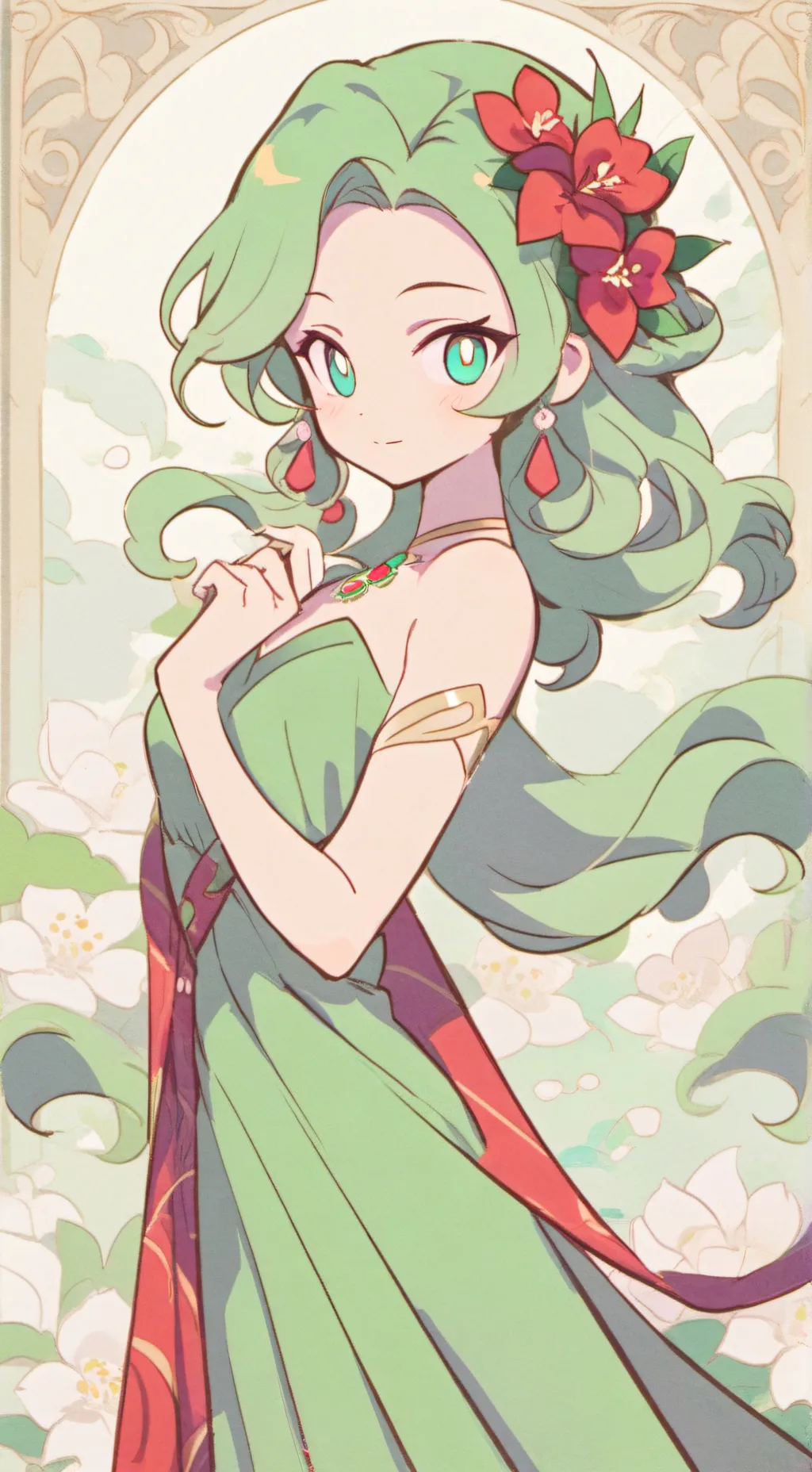 ai character: Princess Emerald  background
