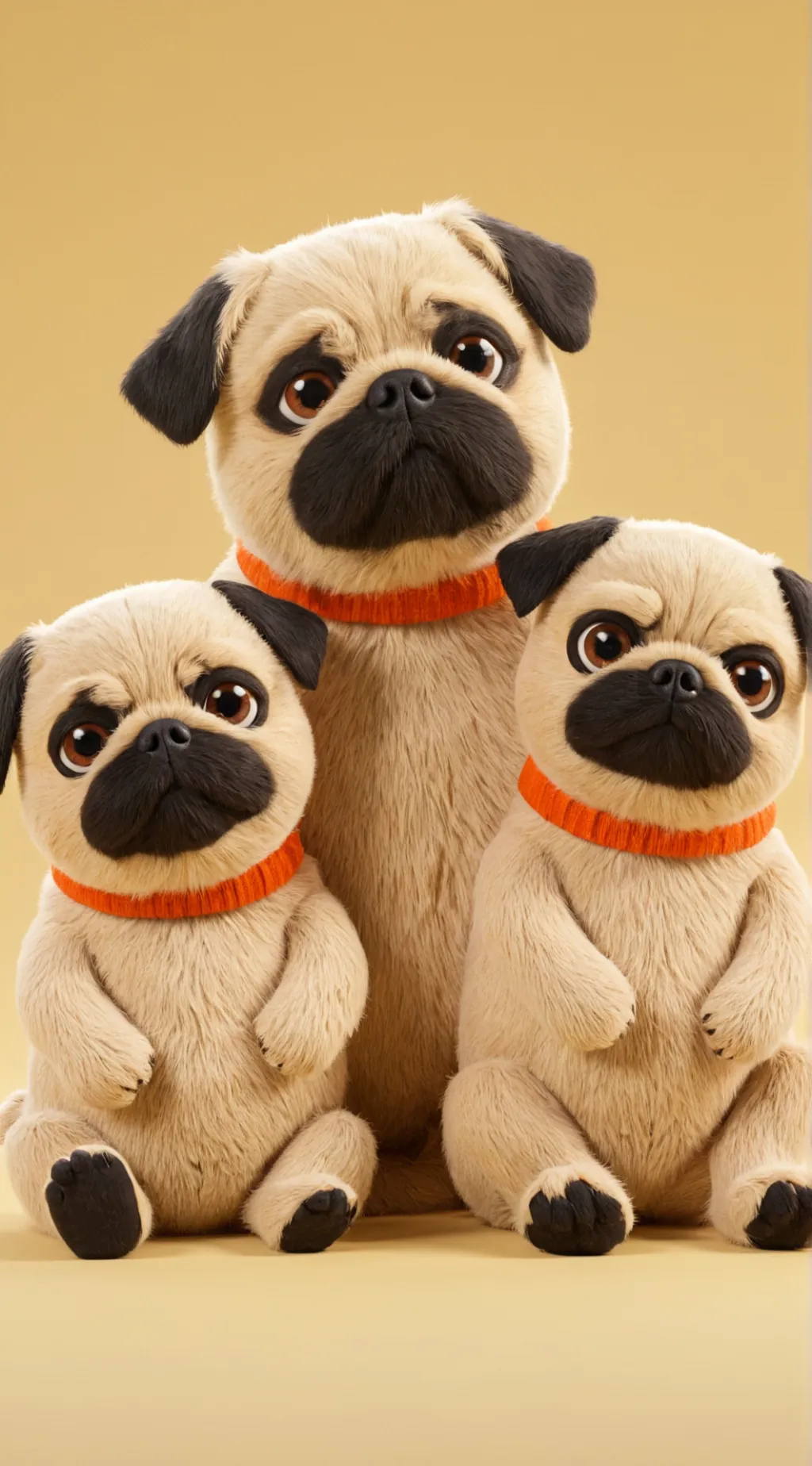 ai character: mother pug background
