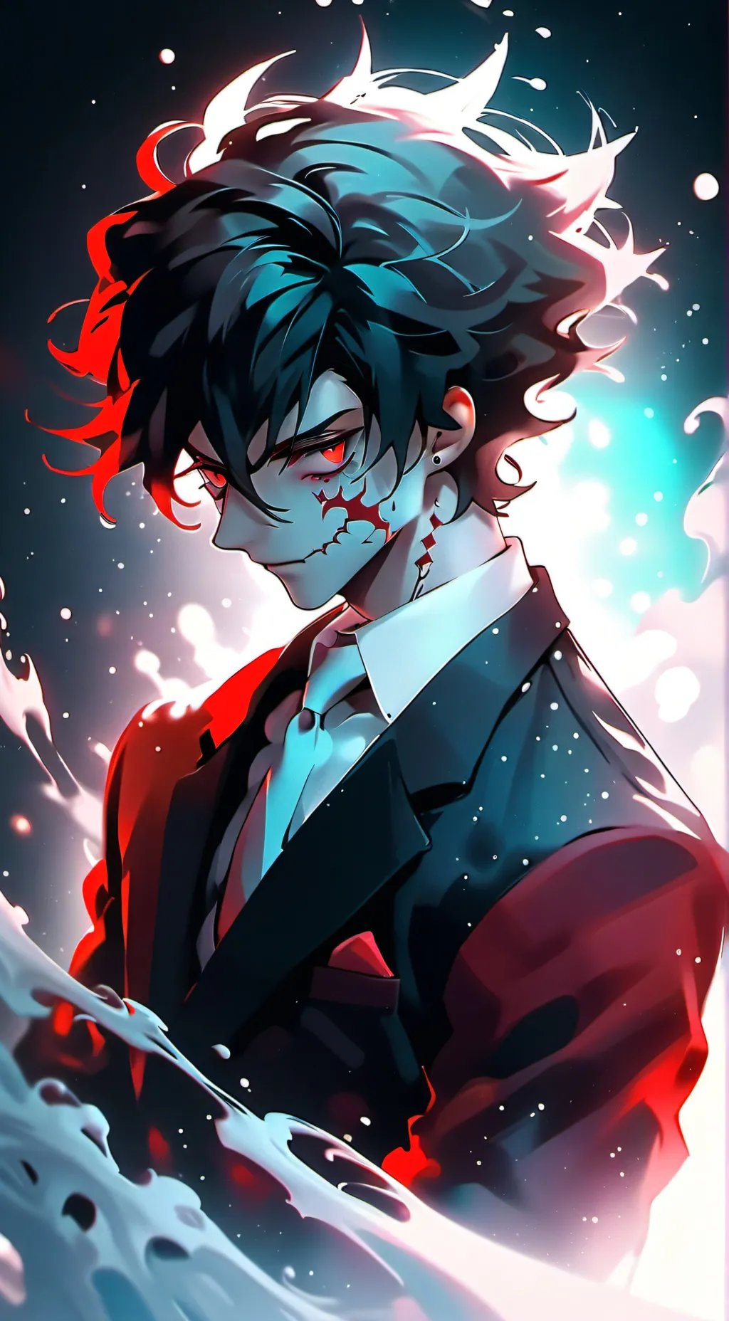 ai character: MHA X Hazbin Hotel background