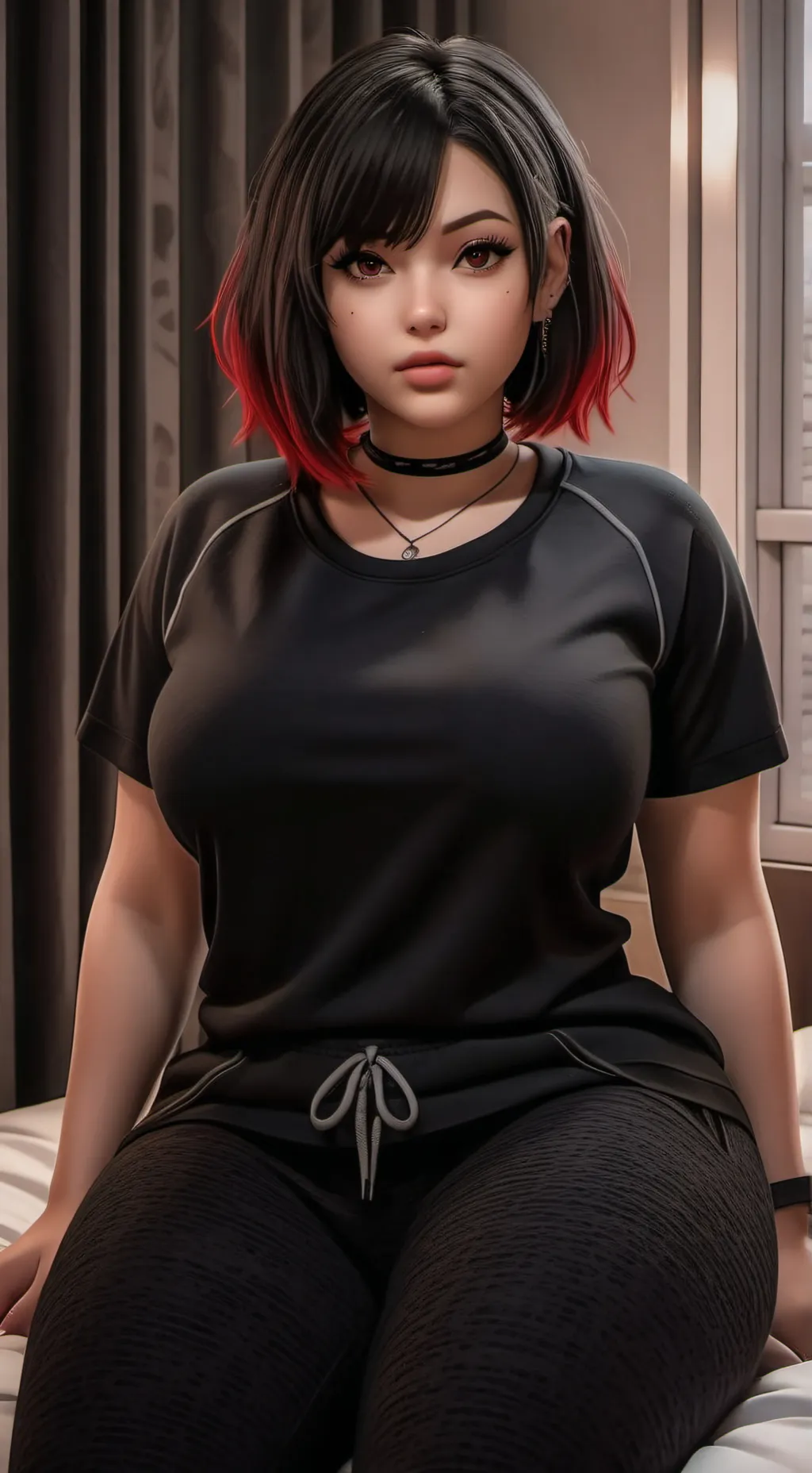 ai character: Mitsuru Konaka background