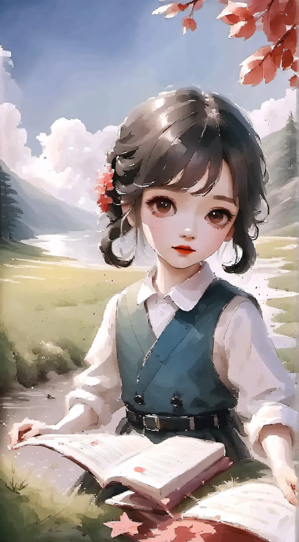 ai character: School  background