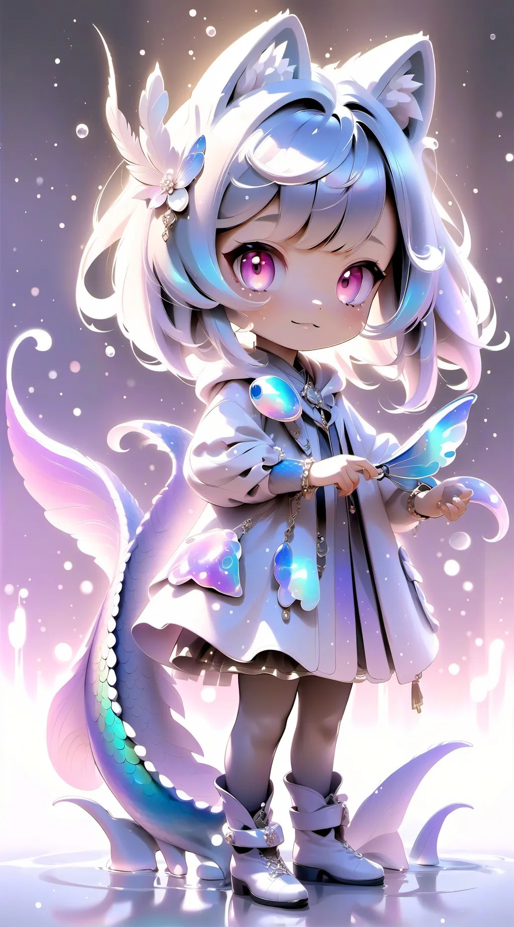 ai character: hybrid experiment  background