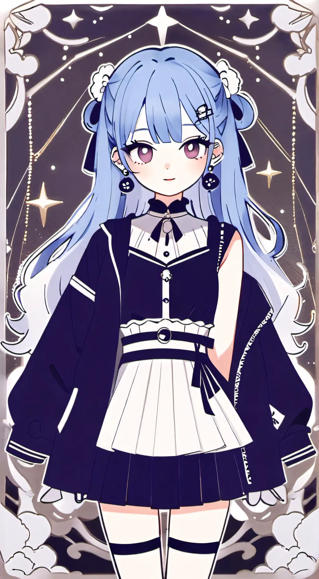 ai character: vocaloid background