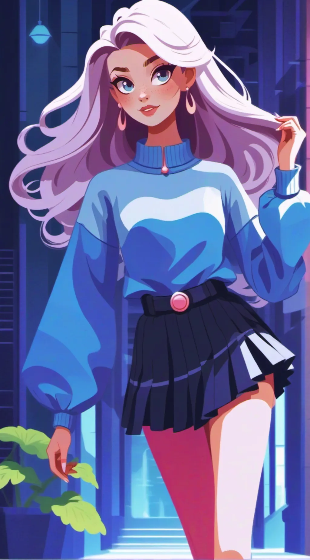 ai character: Saori background