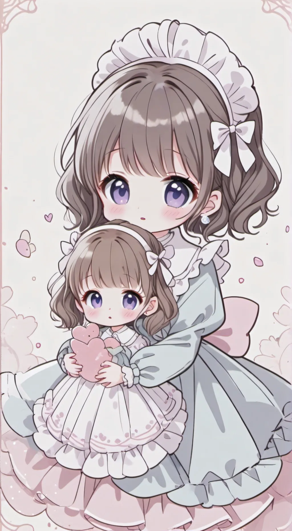 ai character: kika y kiki background