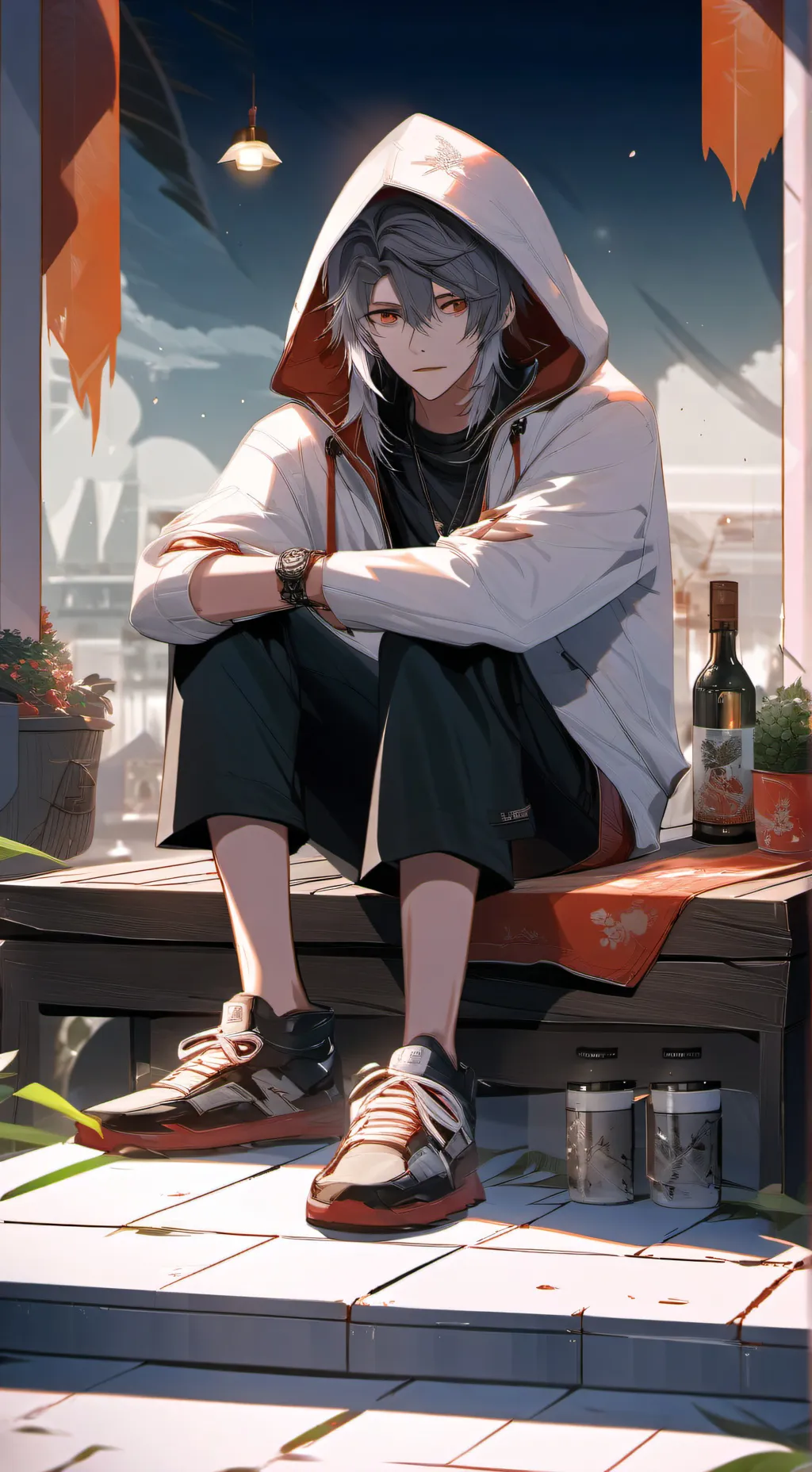 ai character: REN background