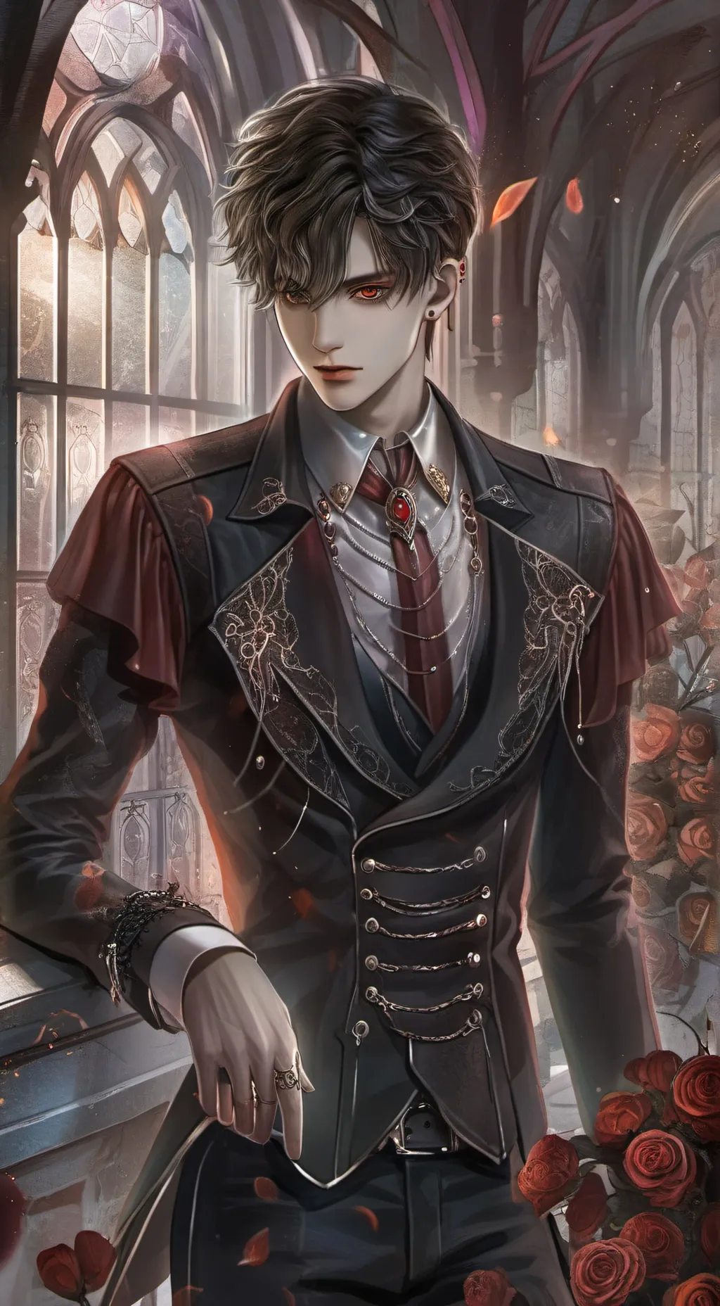 ai character: miza hagaki background