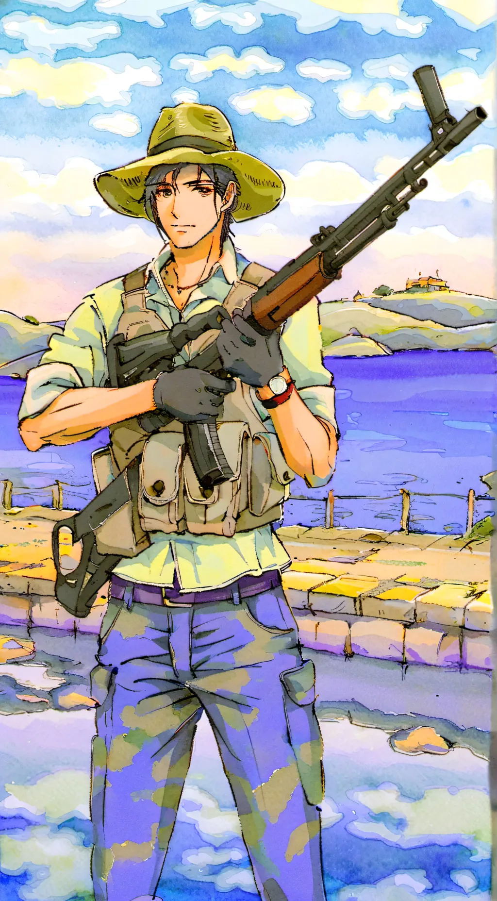 ai character: A dumbass person background