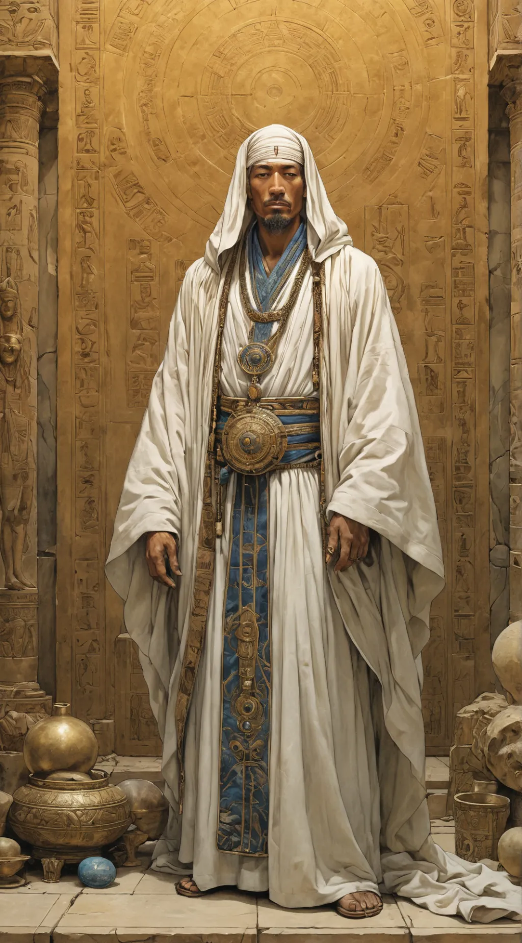 ai character: Akhmen background