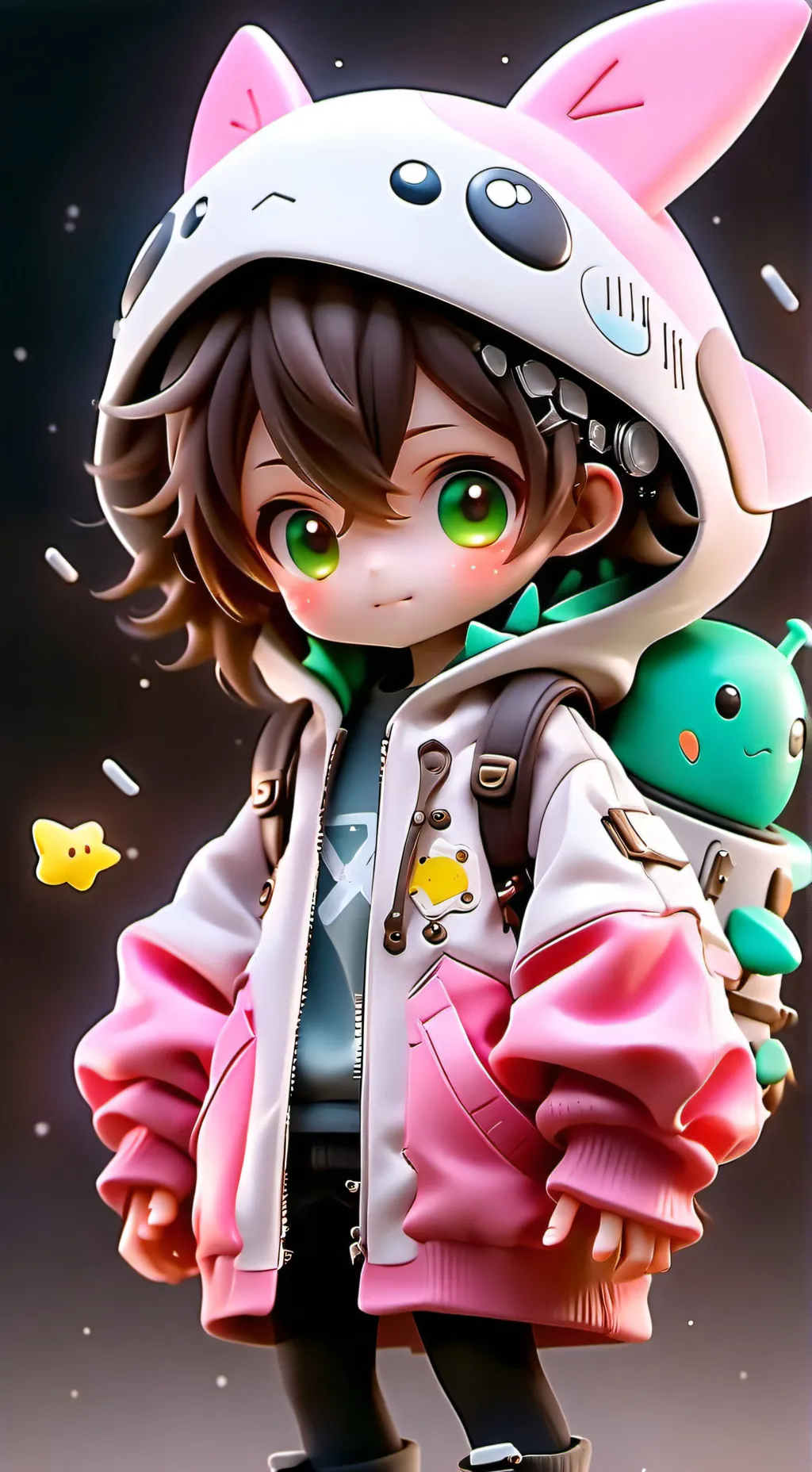 ai character: Sharky background