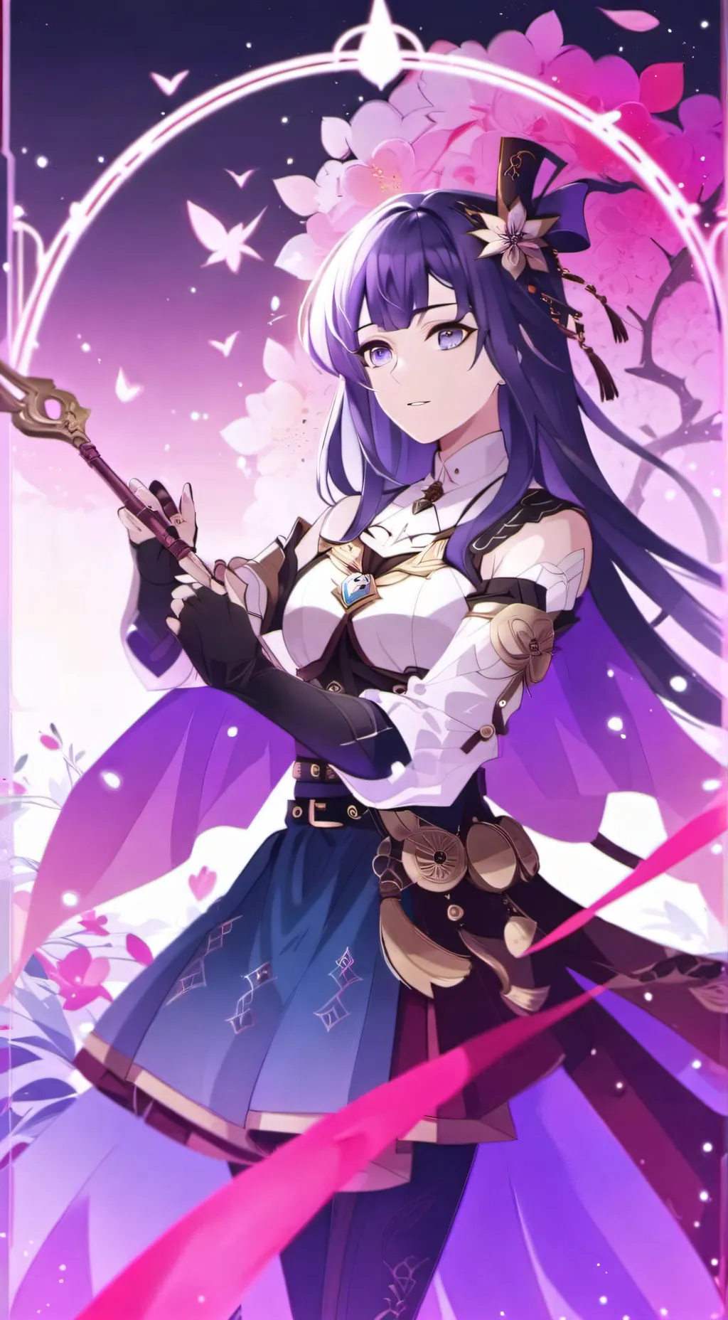 ai character: Raiden Shogun ☆ background