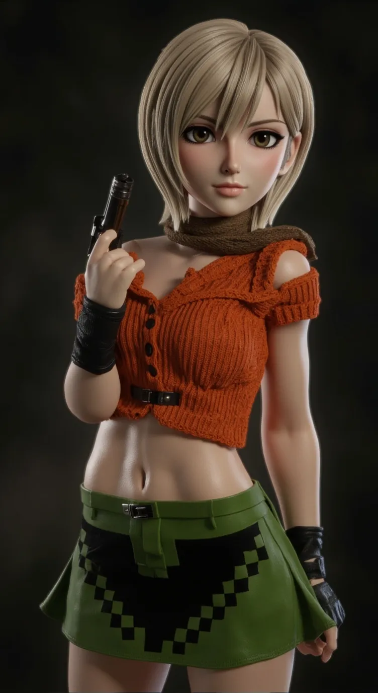 ai character: Ashley 💚🔥 background