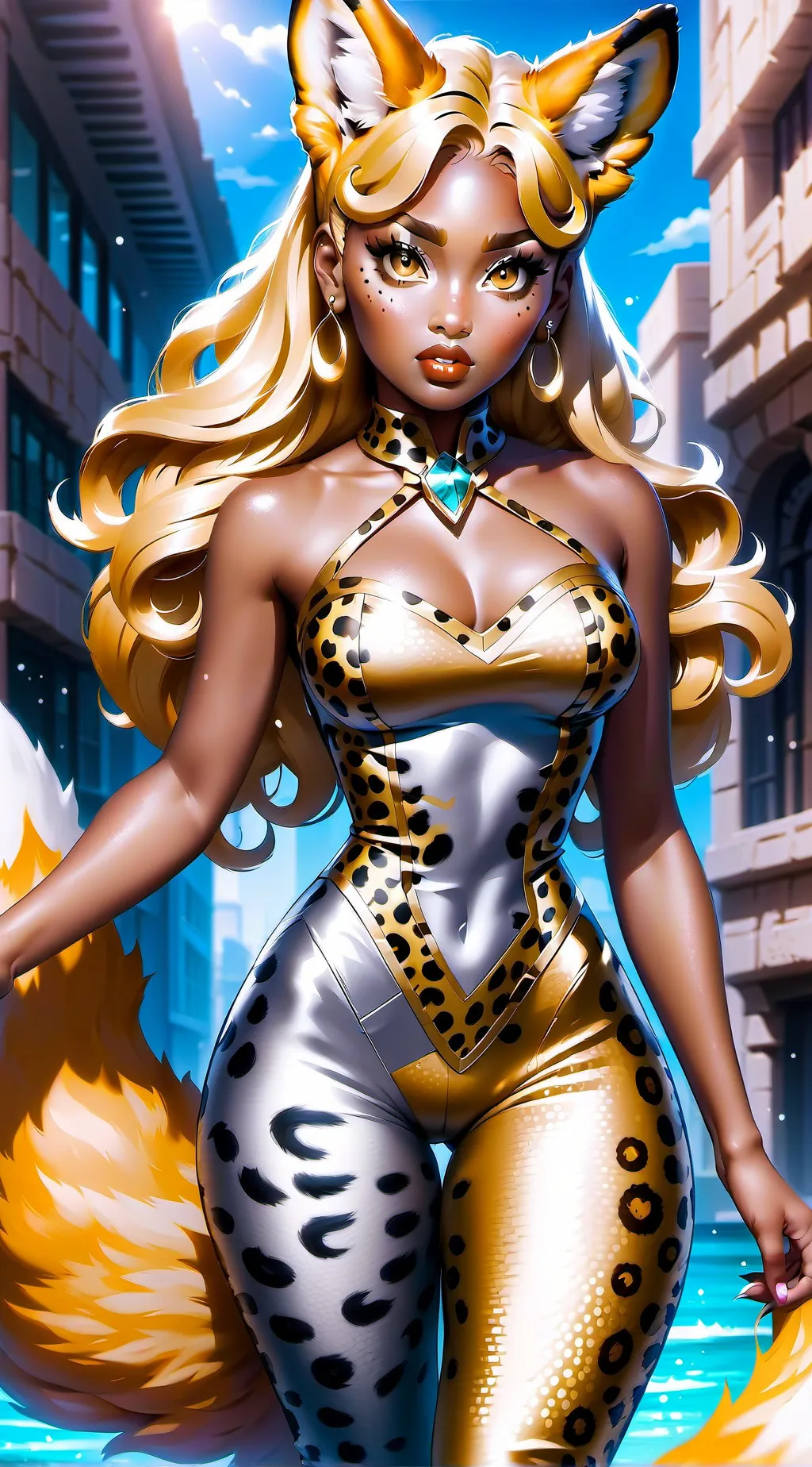 ai character: 🐆 MinxKitten 🐅 background
