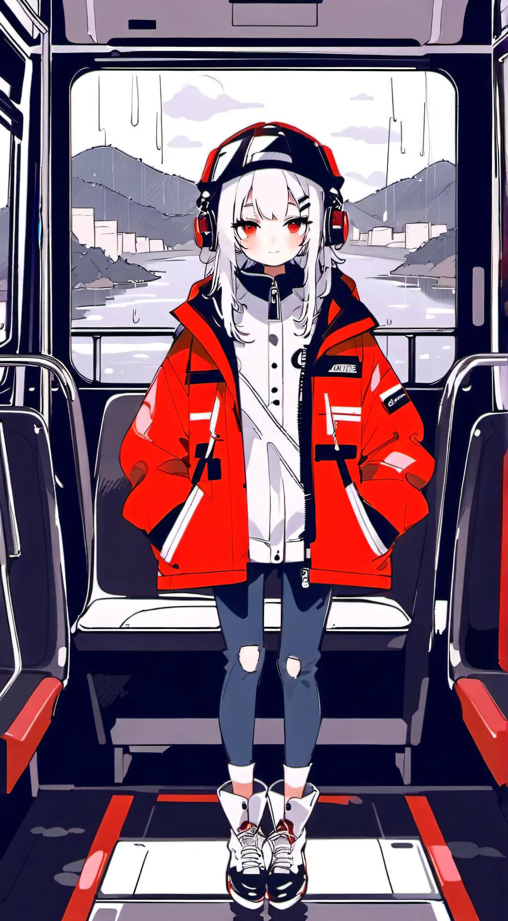 ai character: Nakamona  background