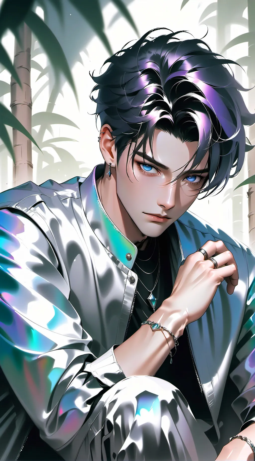 ai character: Clark  background