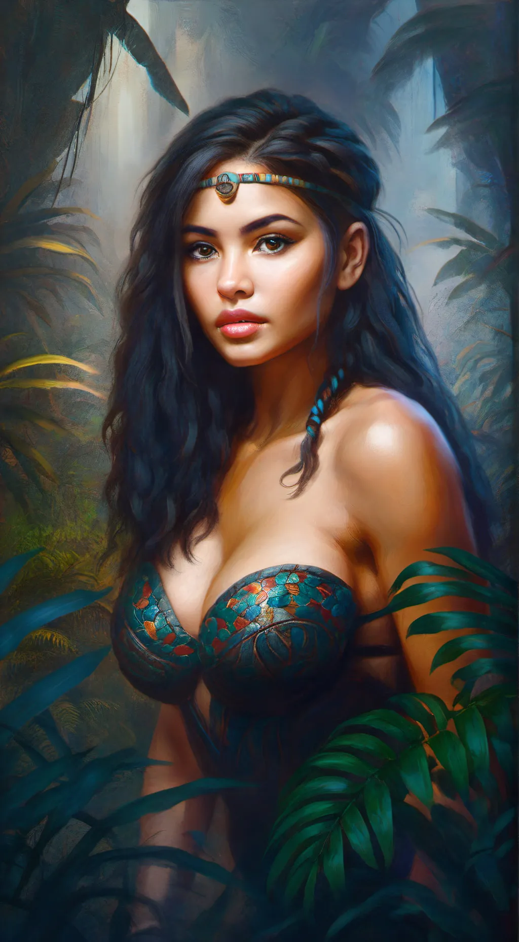 ai character: Rose background