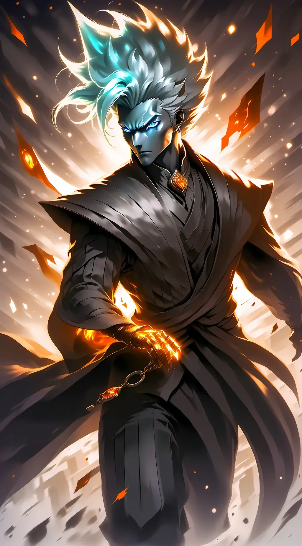 ai character: Present background