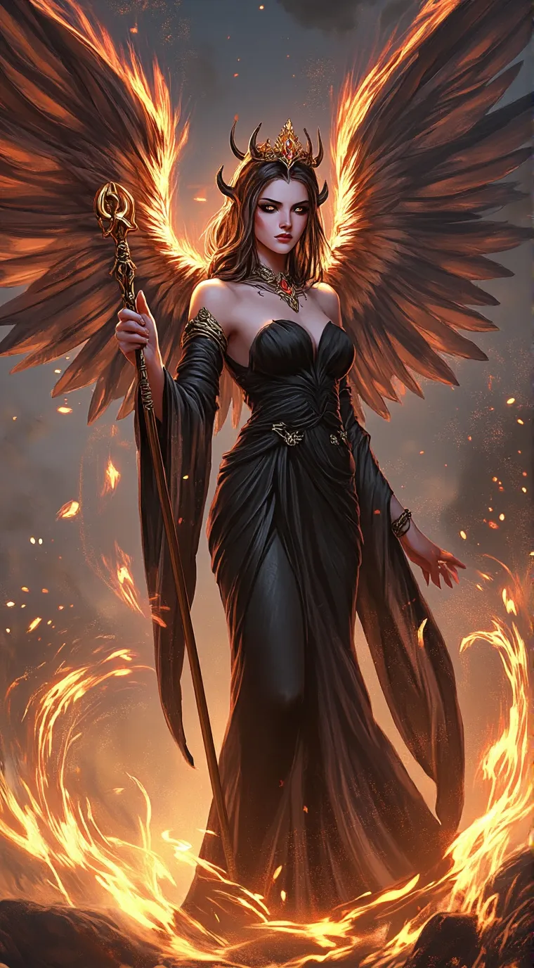 ai character: Seraphine Draconis background