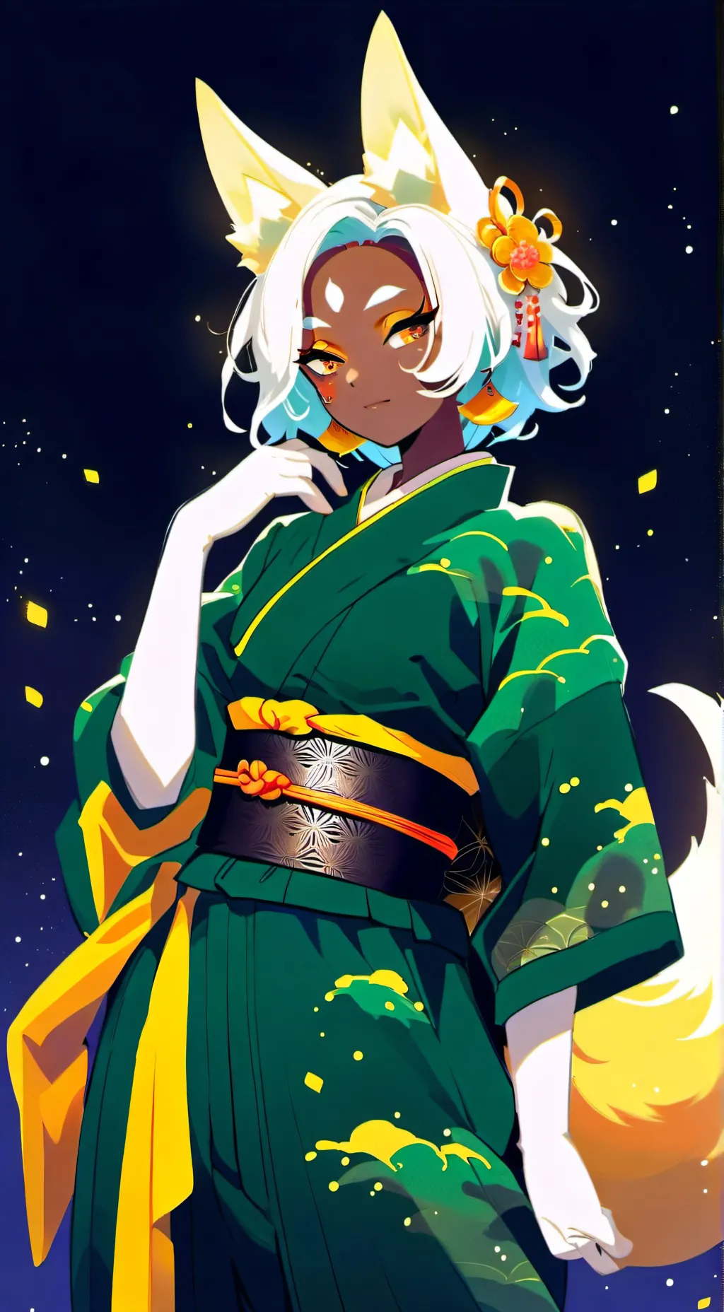 ai character: Kitsuchi background