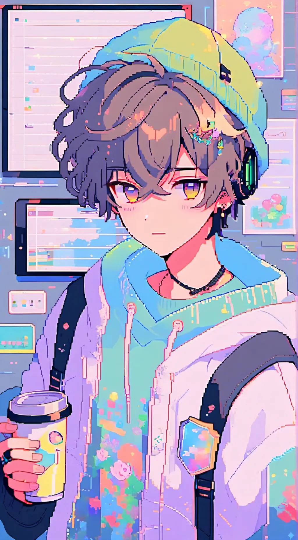 ai character: Your bf jacke background
