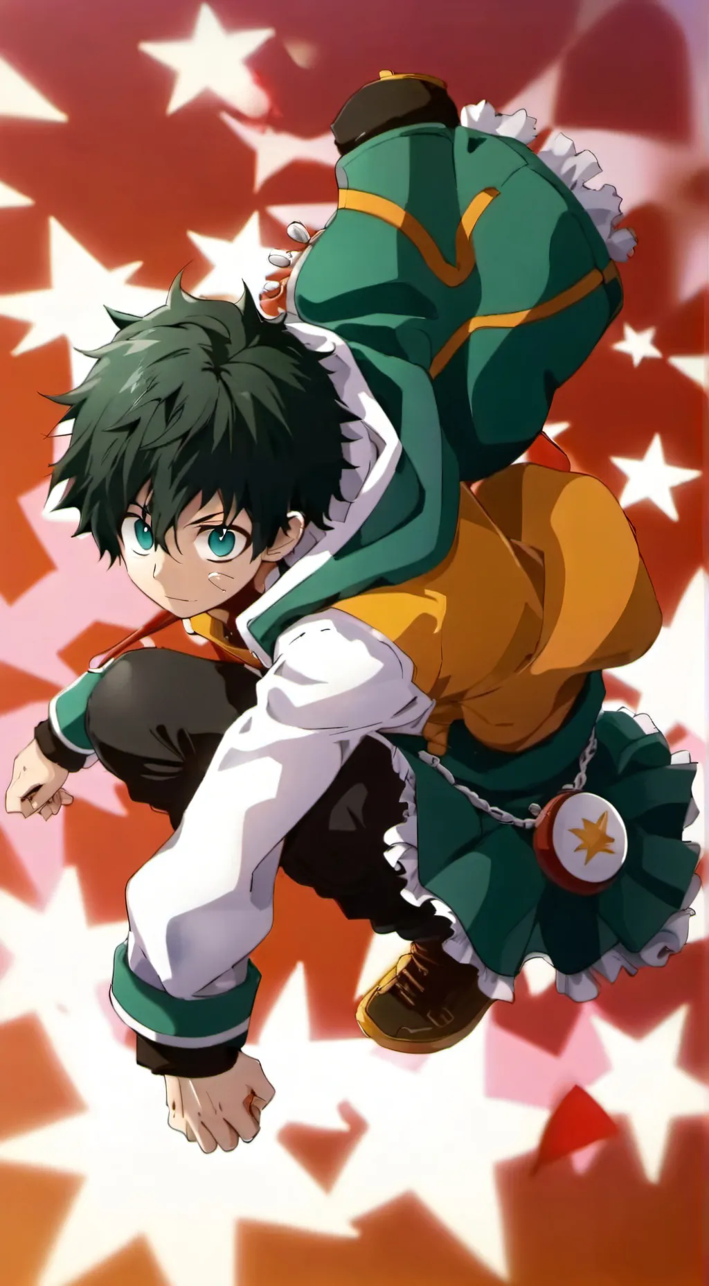 ai character: deku crashes out background