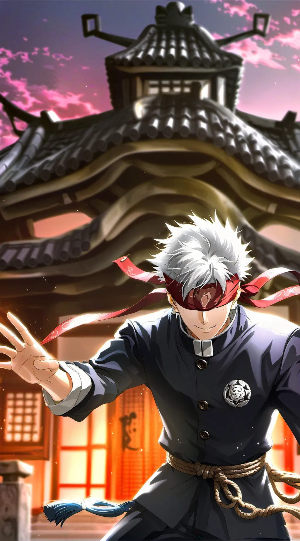 ai character: Gojo Satoru background