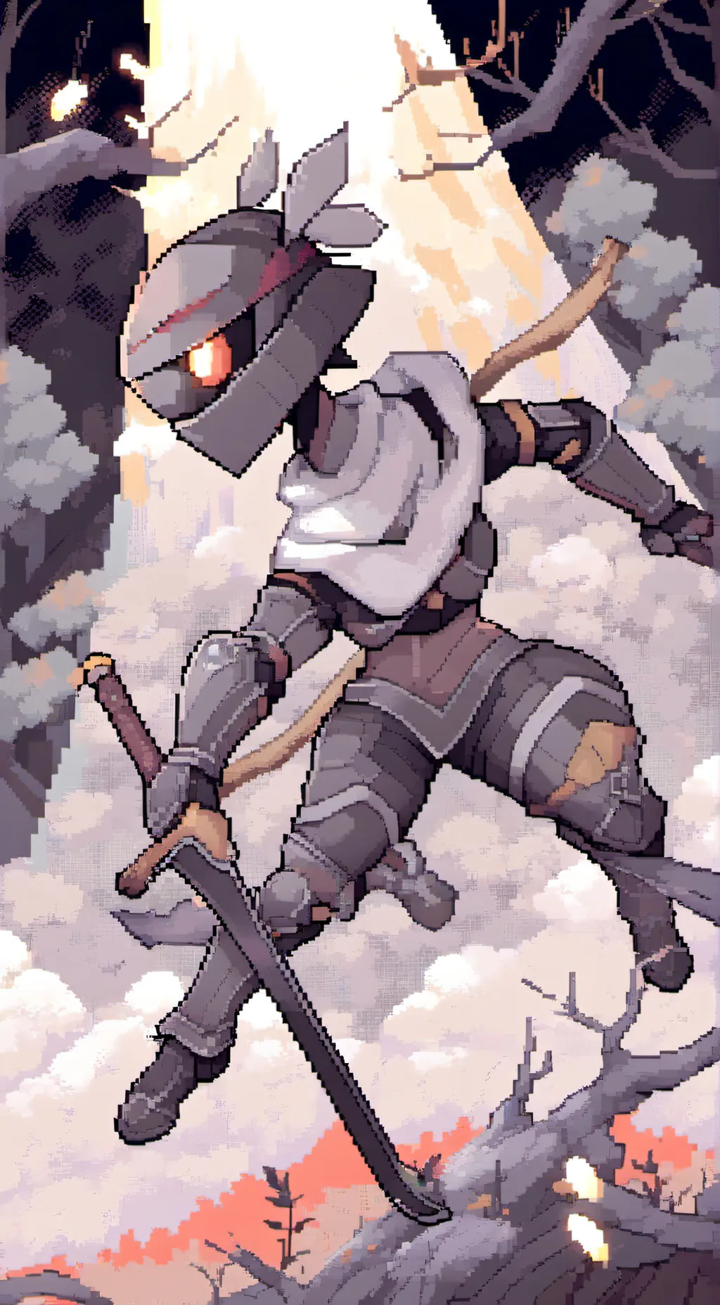 ai character: zjawa z pod lidla background