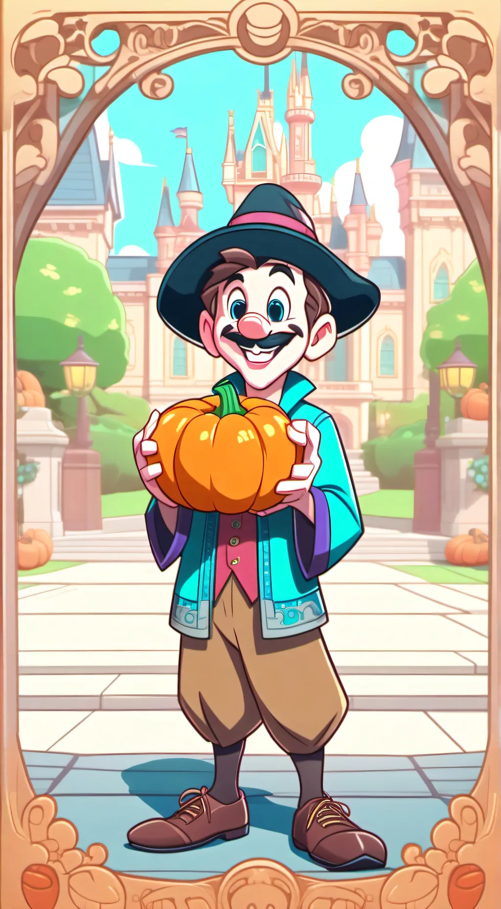 ai character: gourdy dw background