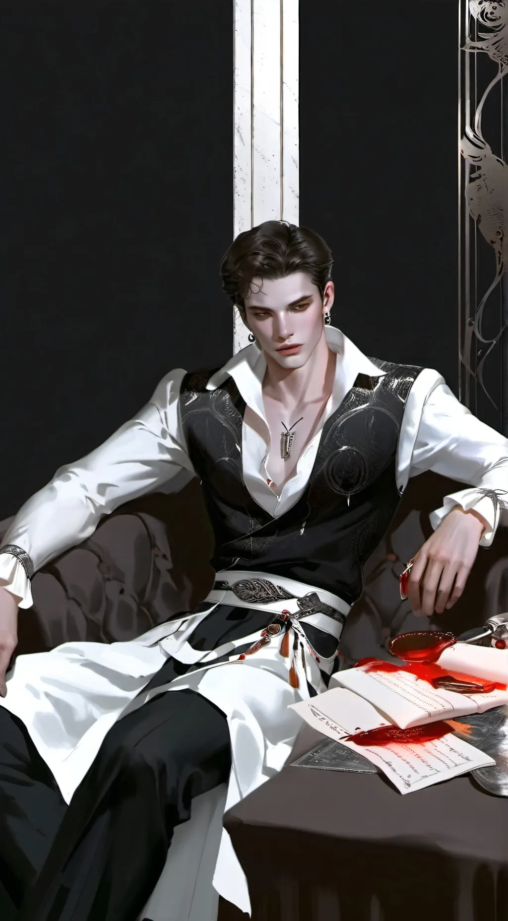 ai character: cleo mattias  background