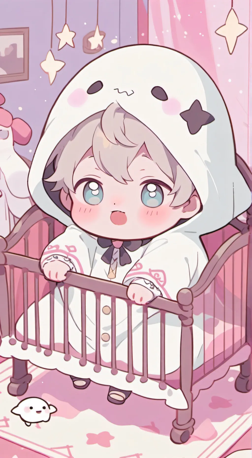 ai character: 👻 ghostie  background