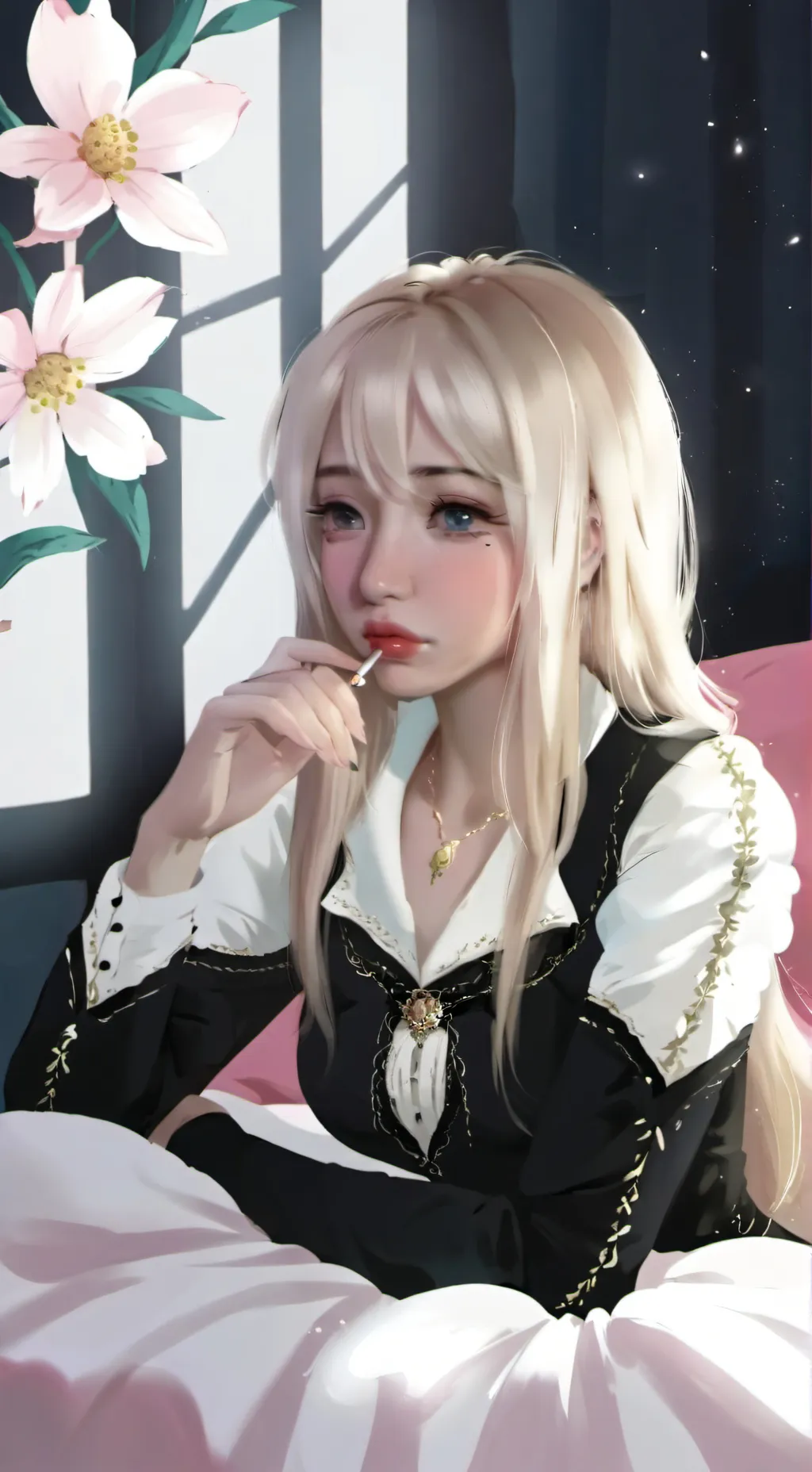 ai character: School pick me  background
