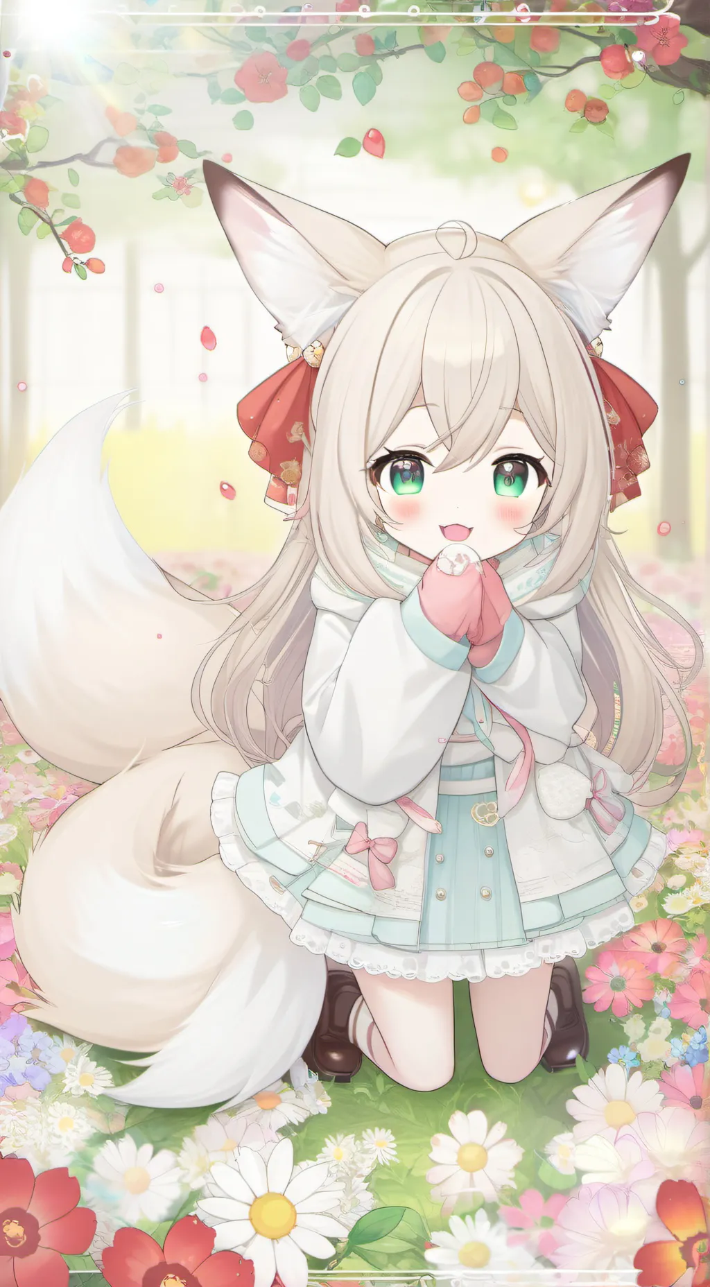 ai character: Diggy the Red Fox Furry background
