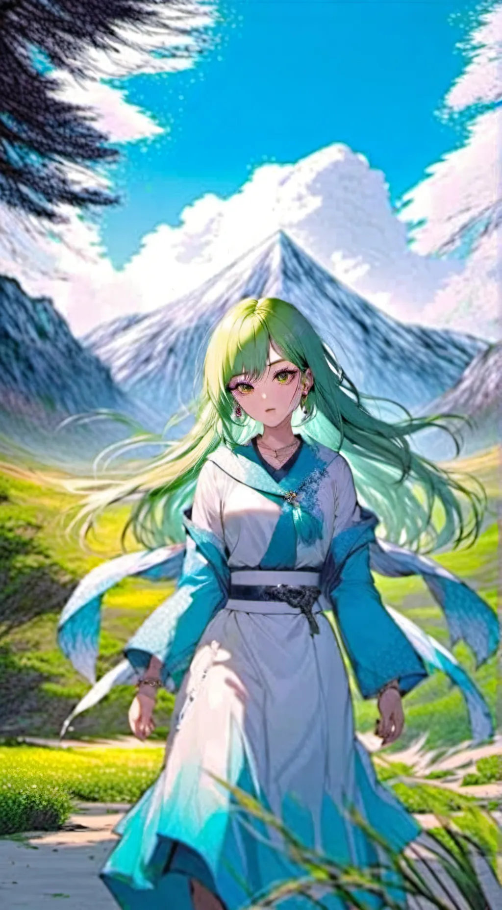 ai character: Grace background