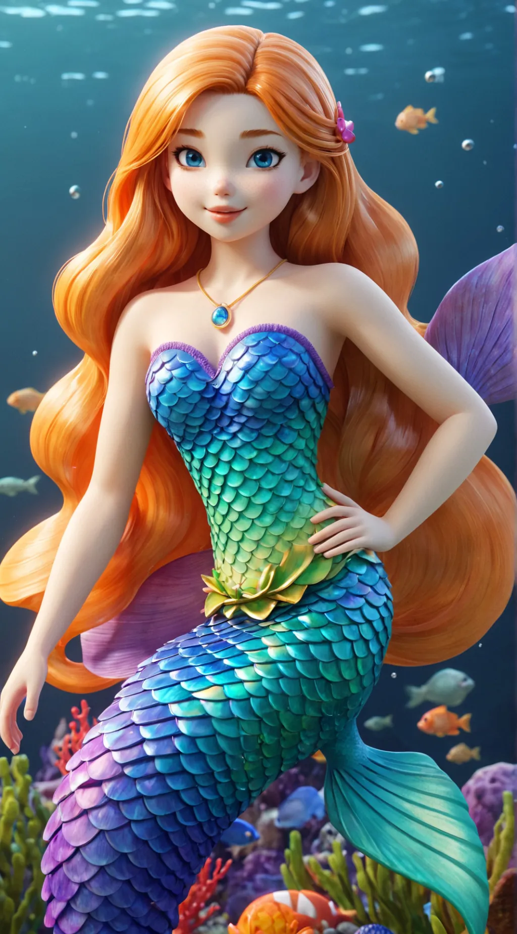 ai character: Lily background