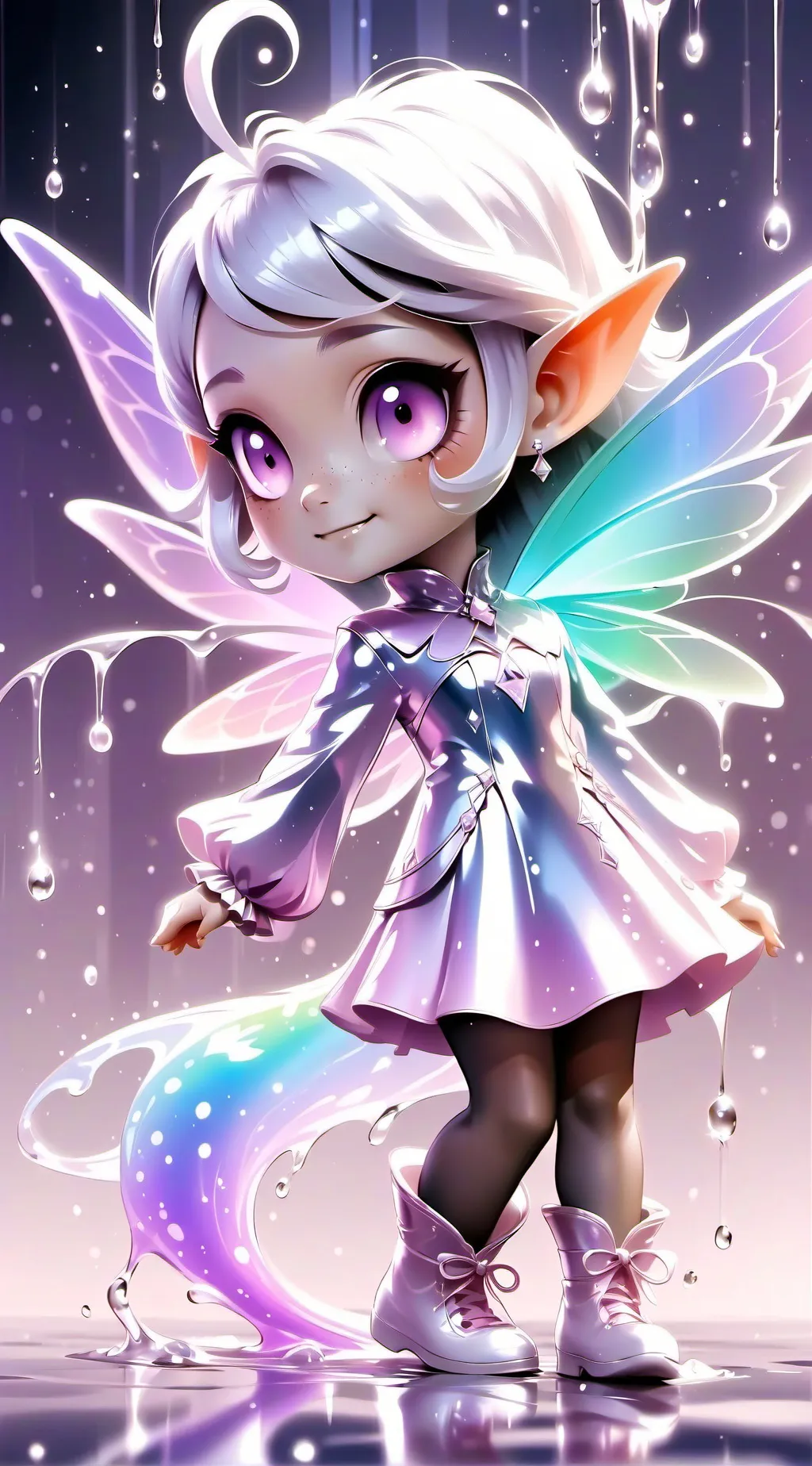 ai character: Pixie Colors  background