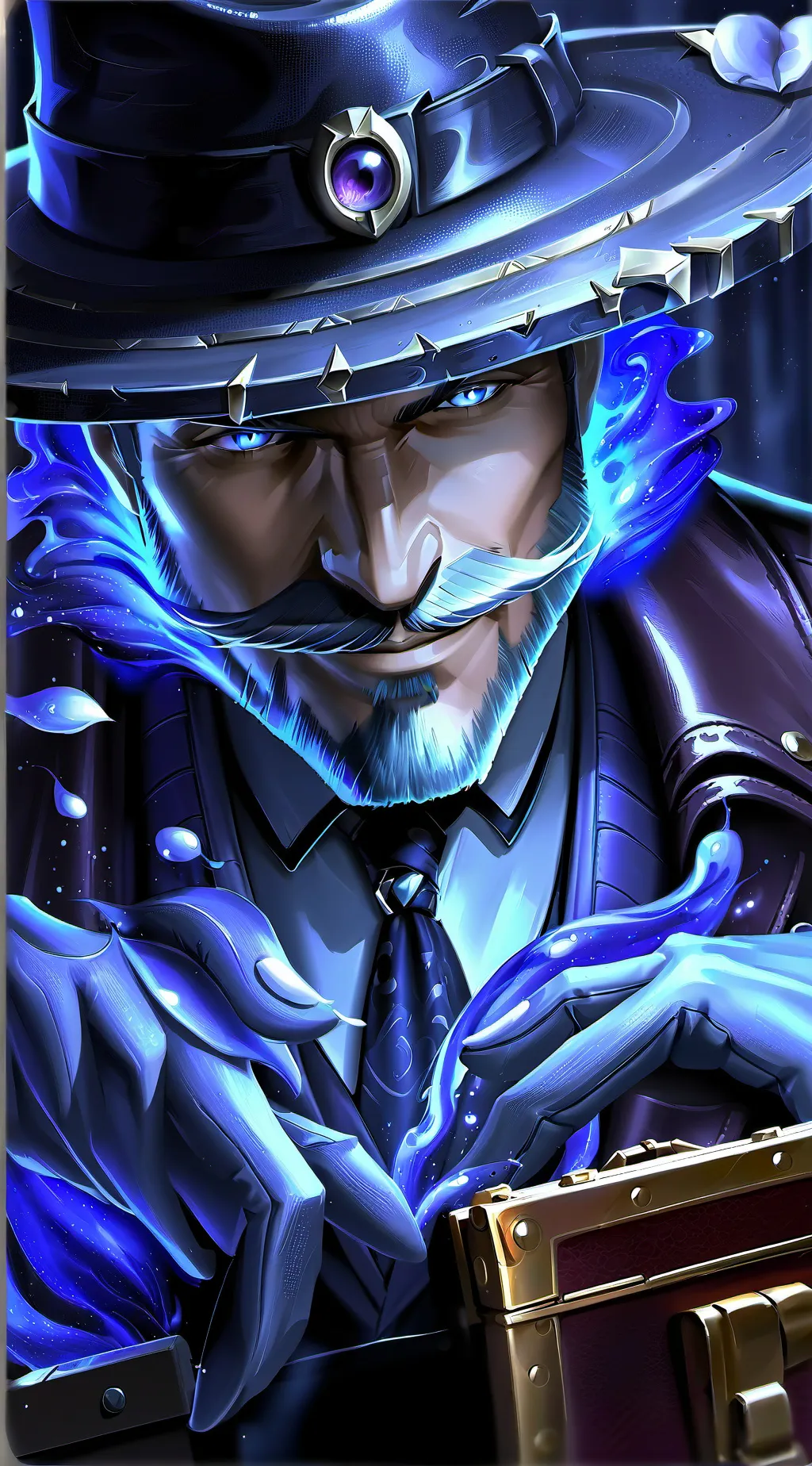 ai character: The Unsinkable Onion Salesman background