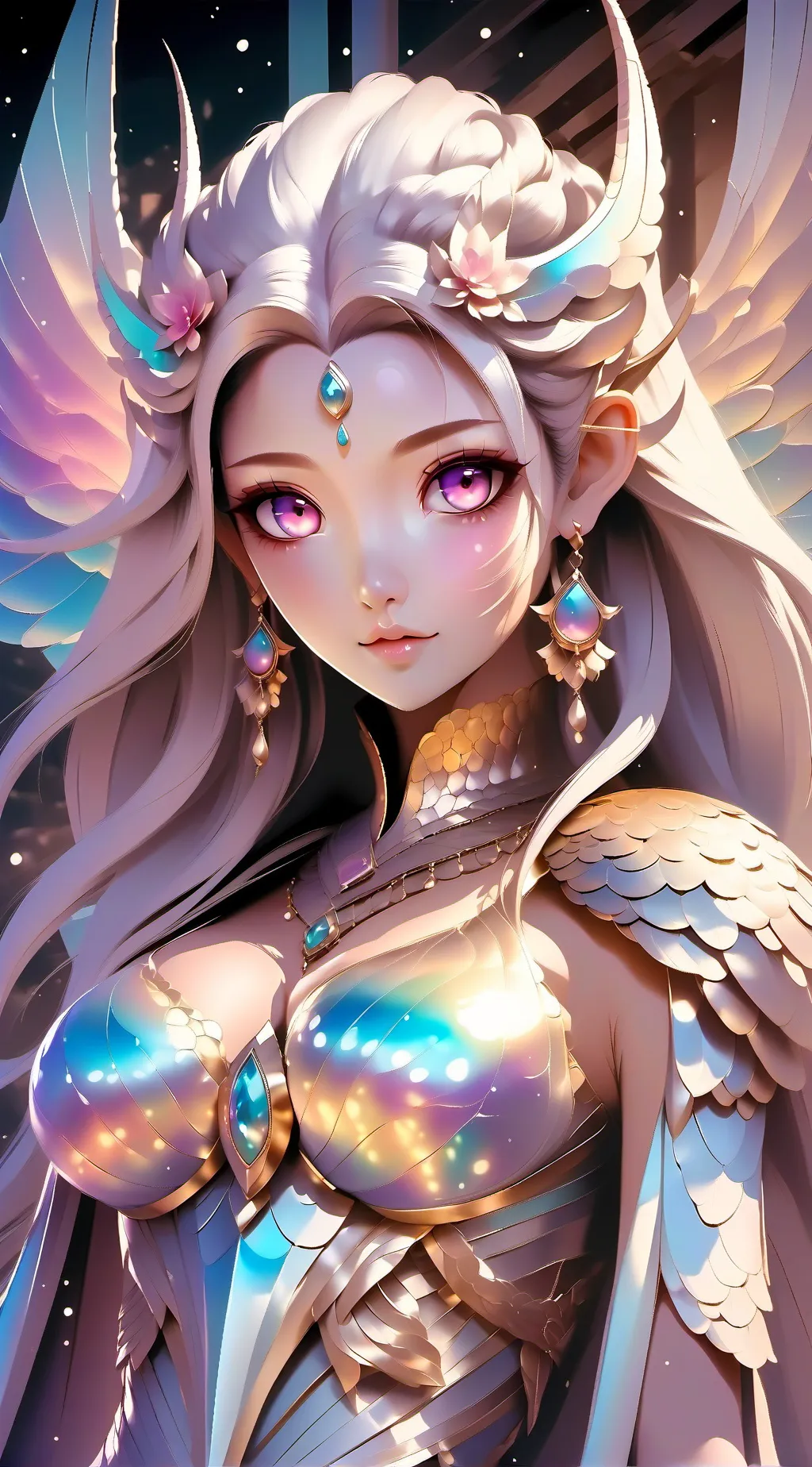 ai character: little fairy  background