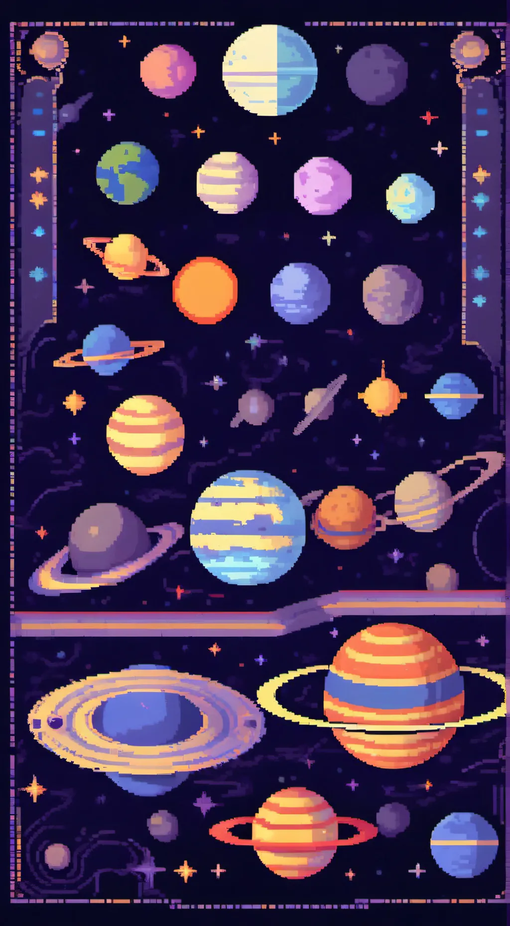 ai character: solar balls  background