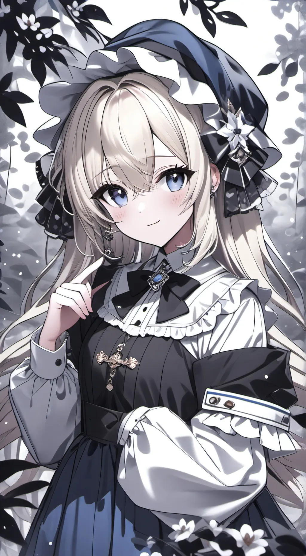 ai character: Léane  background