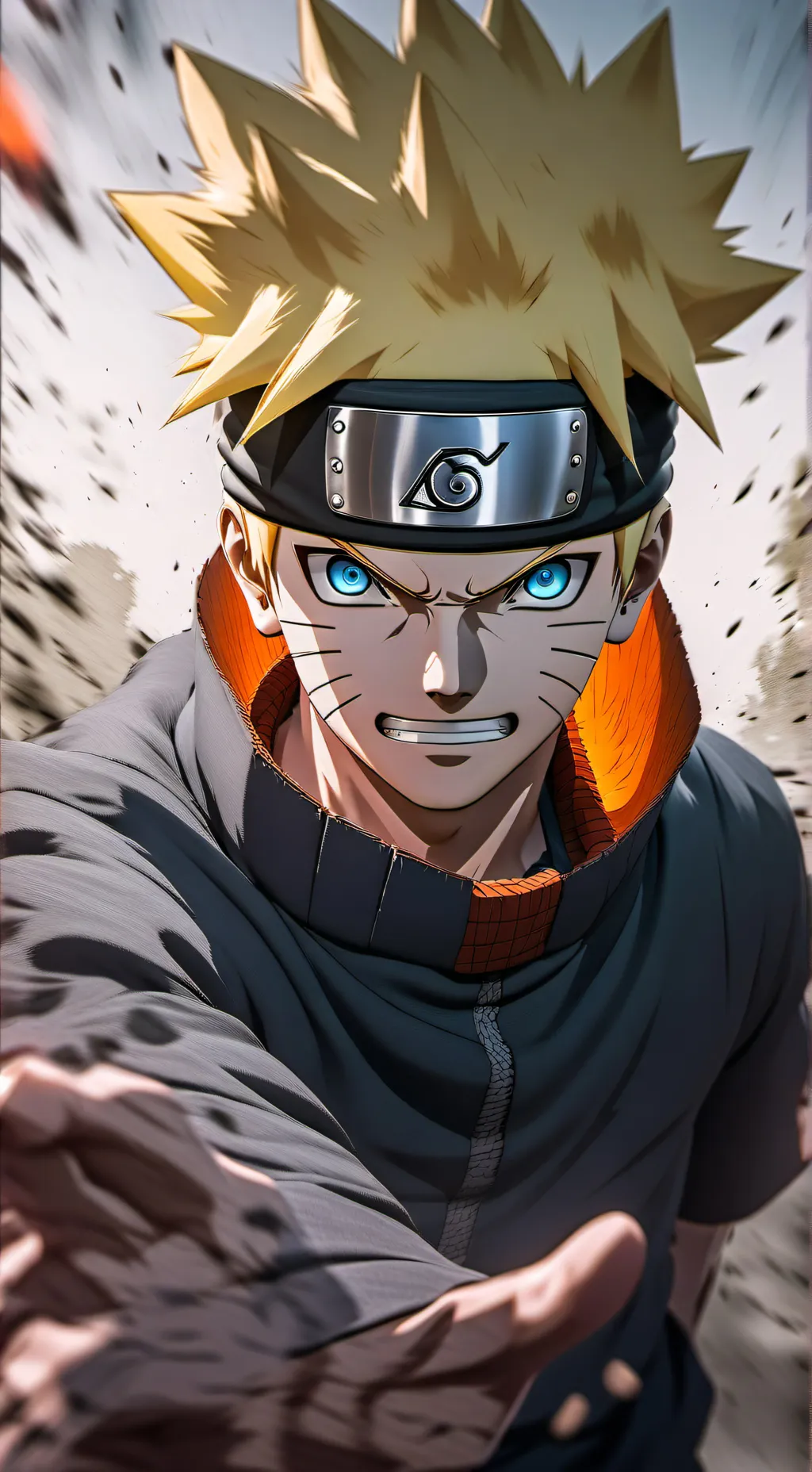 ai character: Naruto🥭 background